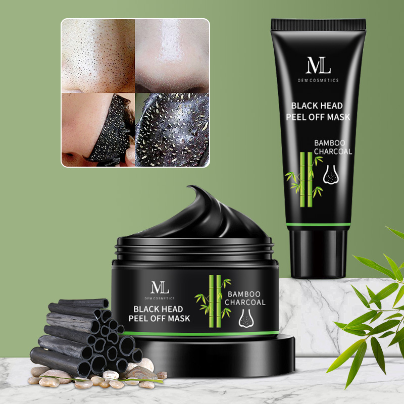 Masque d'argile de nez de marque privée, crème de boue pour le visage, masque dissolvant de points noirs